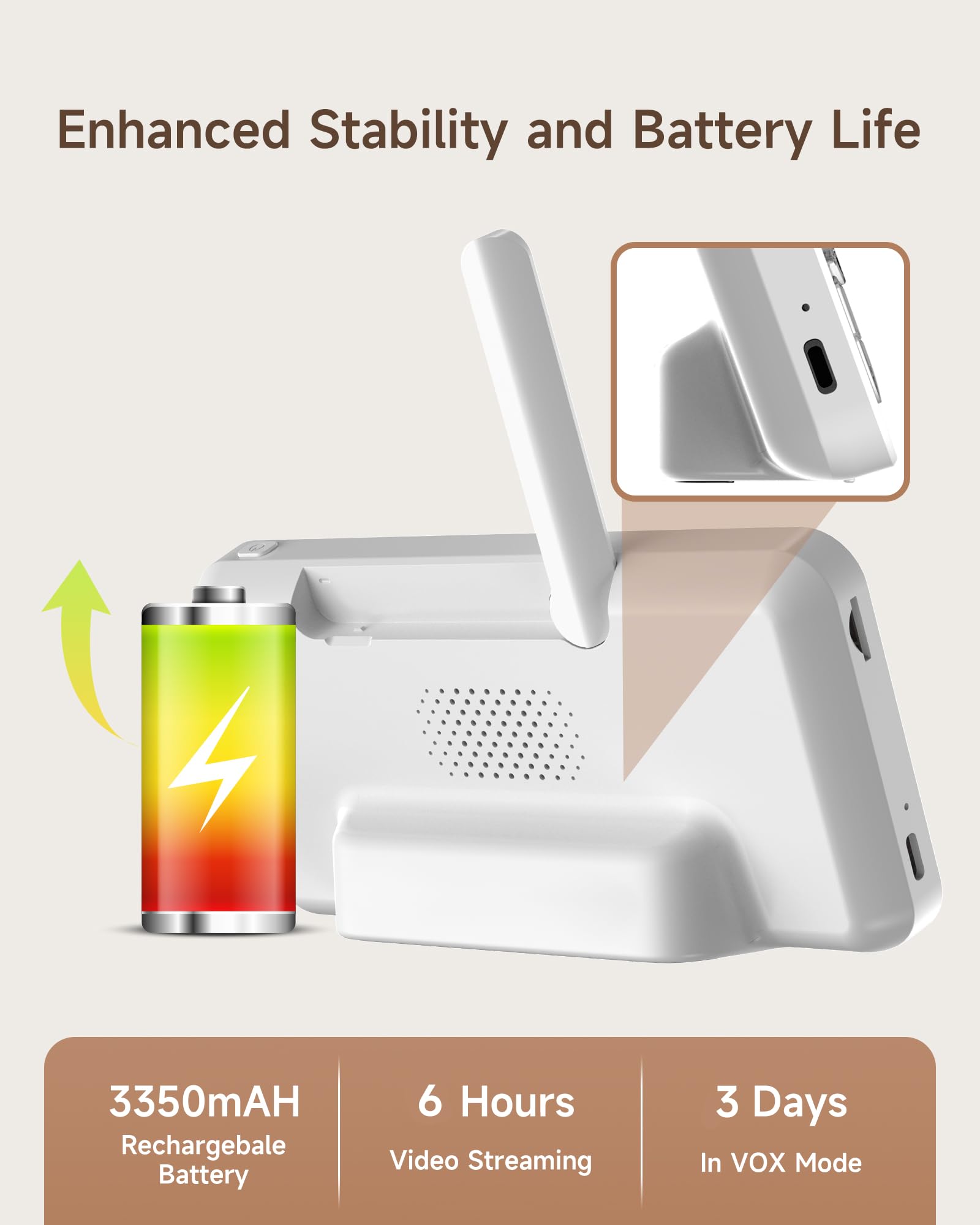 ARENTI wireless setup diagram illustrates simple cord-free installation process.