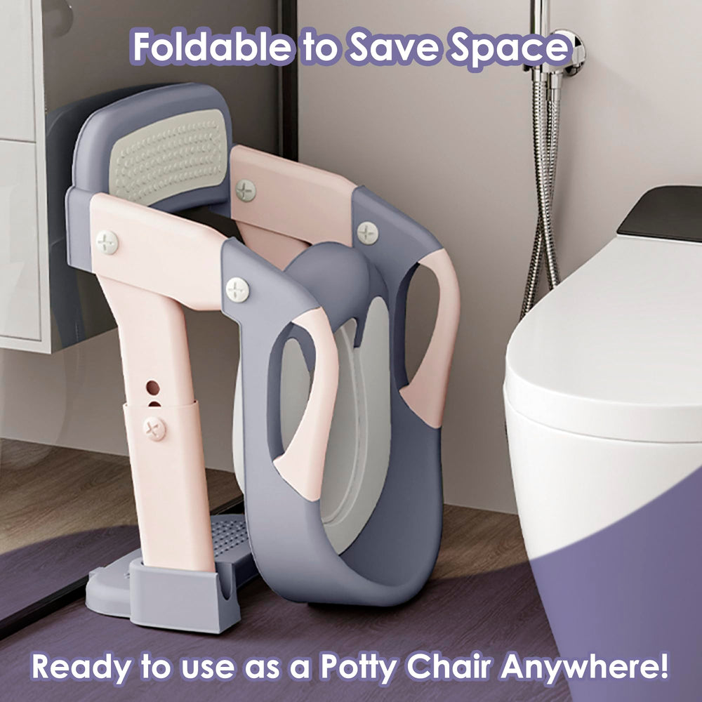Argenens adjustable-height potty seat adapts as your child grows.