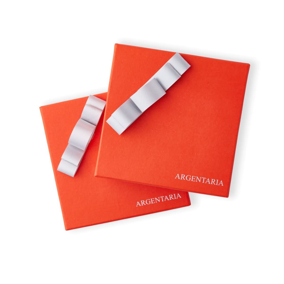 ARGENTARIA three color ribbon options for nursery coordination.