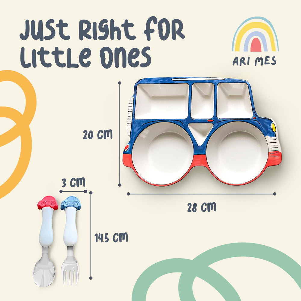 ARI MES toddler mealtime essentials for car-loving kids