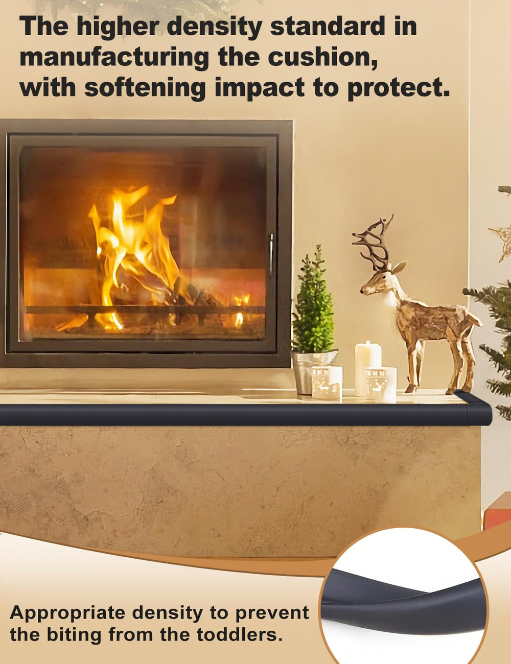 ARINBEB flame-retardant design adds extra coverage near open flames for added reassurance.