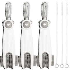 Ariseno 3-in-1 cup-lid gap cleaning brush set cleans cup mouths and stubborn stains.
