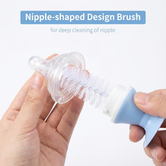 Ariseno cap brush reaches bottle necks and caps for a spotless finish.