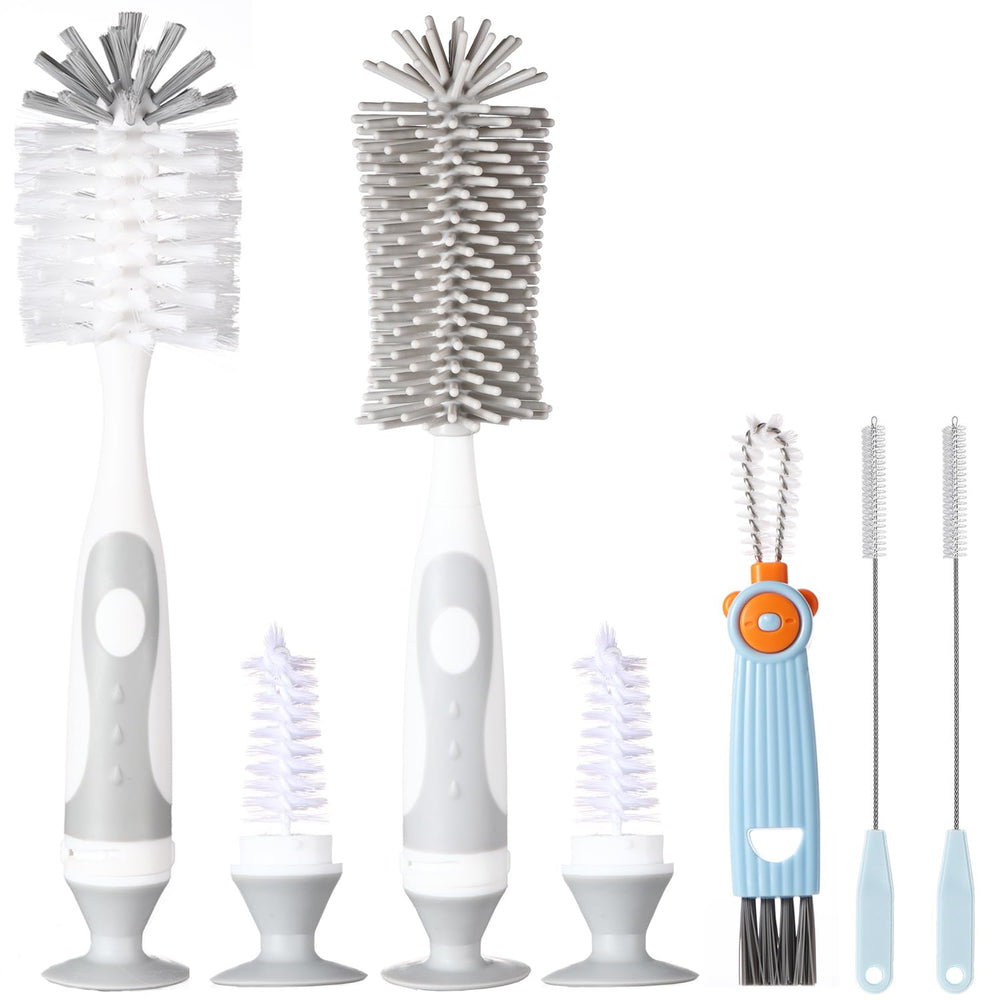 Ariseno 5-in-1 nylon bottle brush for thorough bottle cleaning.