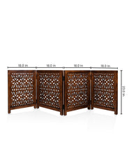 ARJORA gate showing detailed lattice design for an elegant room divider.