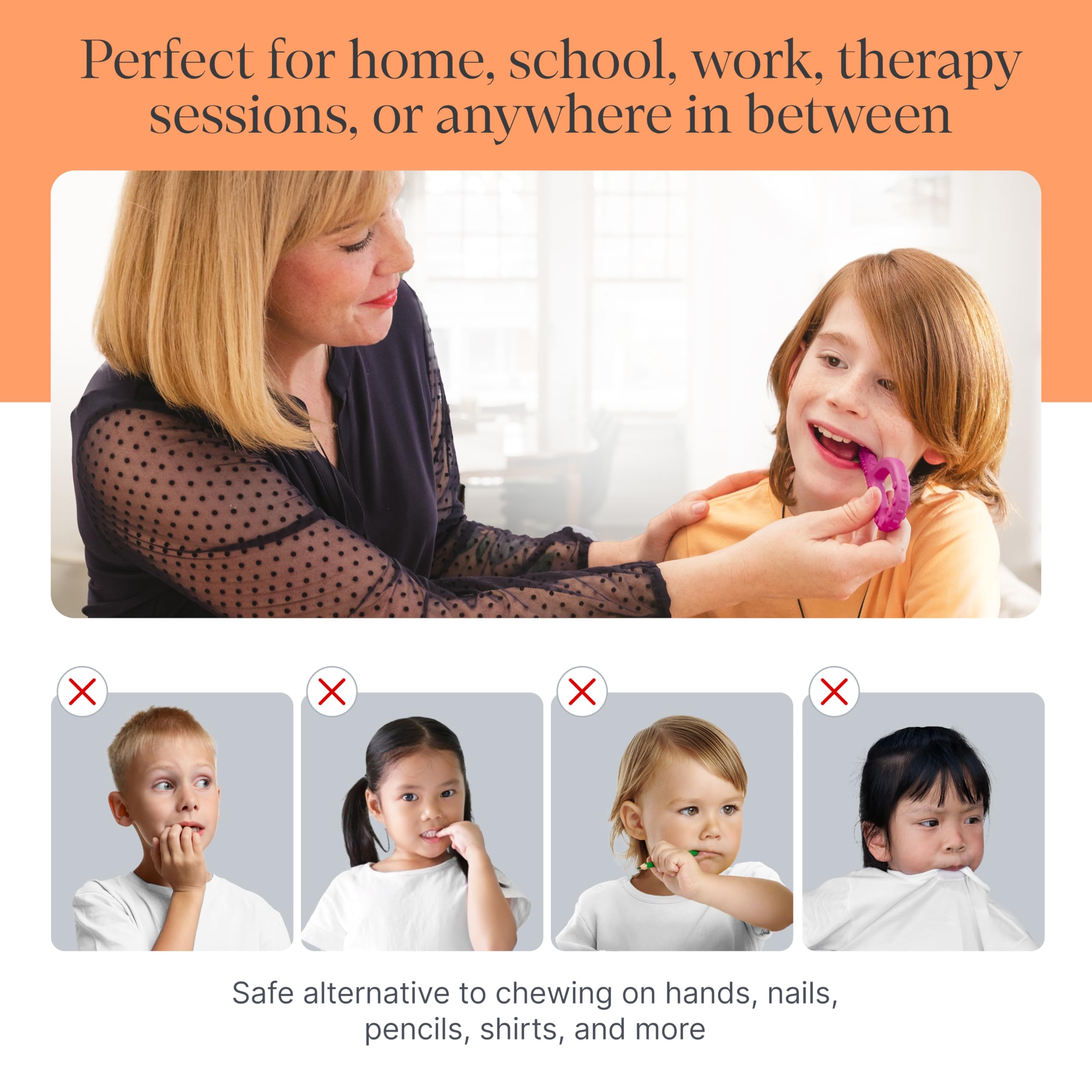 ARK Textured Grabber XXT in use, held for focus and self-regulation.