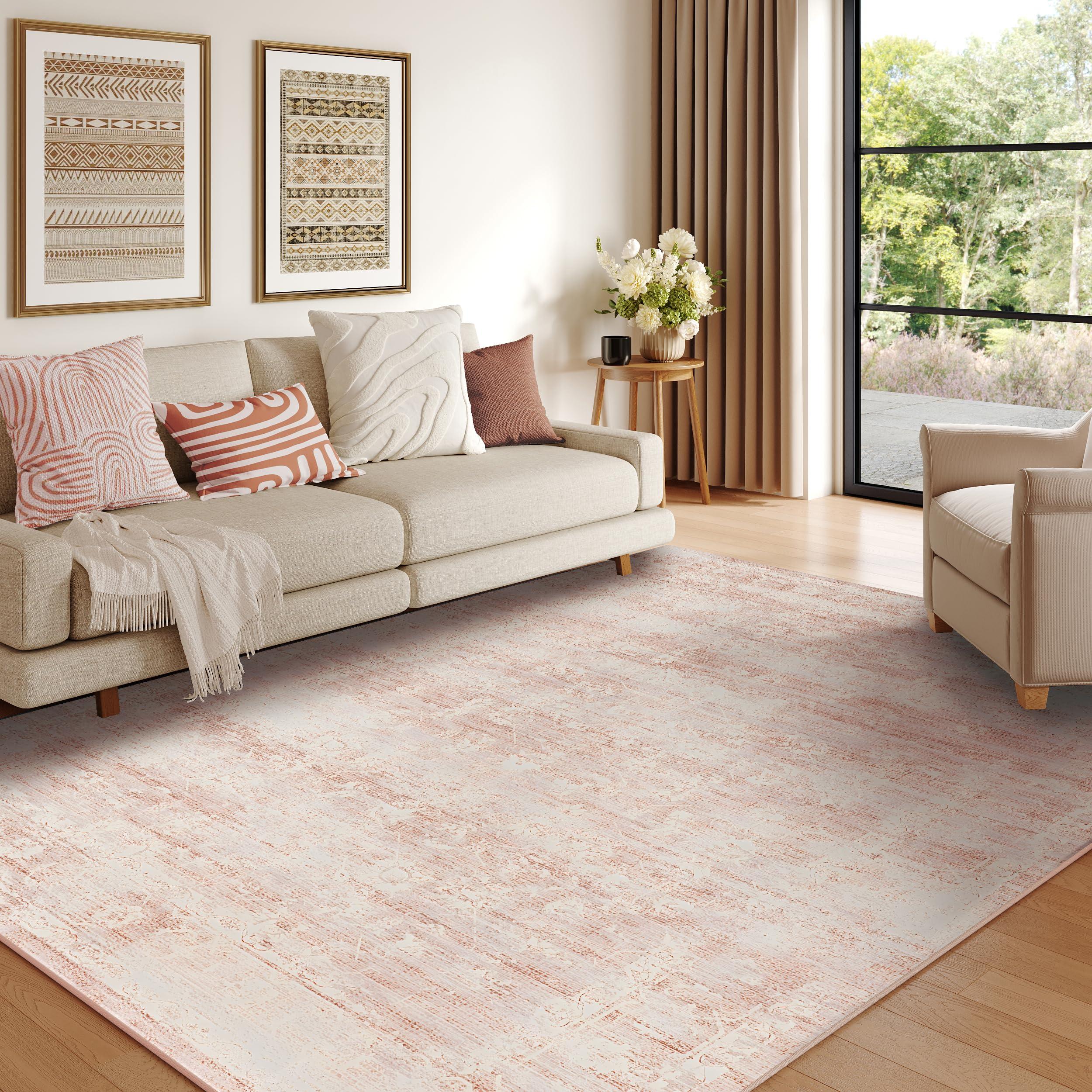 ARKIIKI 6x9 rug on nursery floor adds softness and warmth to playtime.