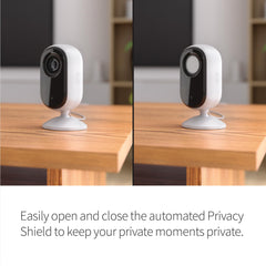 Arlo Essential Indoor Camera 2-way audio for easy pet conversations