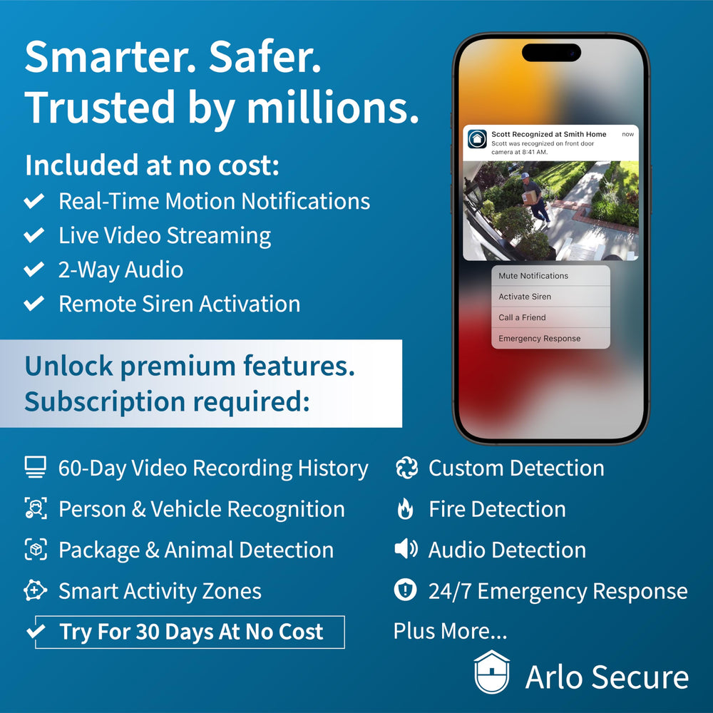 Arlo Essential Indoor Camera Motion Activation triggers timely alerts.