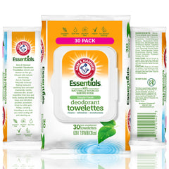 Arm & Hammer Simply Fresh face wipes in front pack for quick on-the-go refreshment