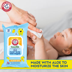 Wipes featuring aloe vera and chamomile from Arm & Hammer Under Watermelon Kiwi line