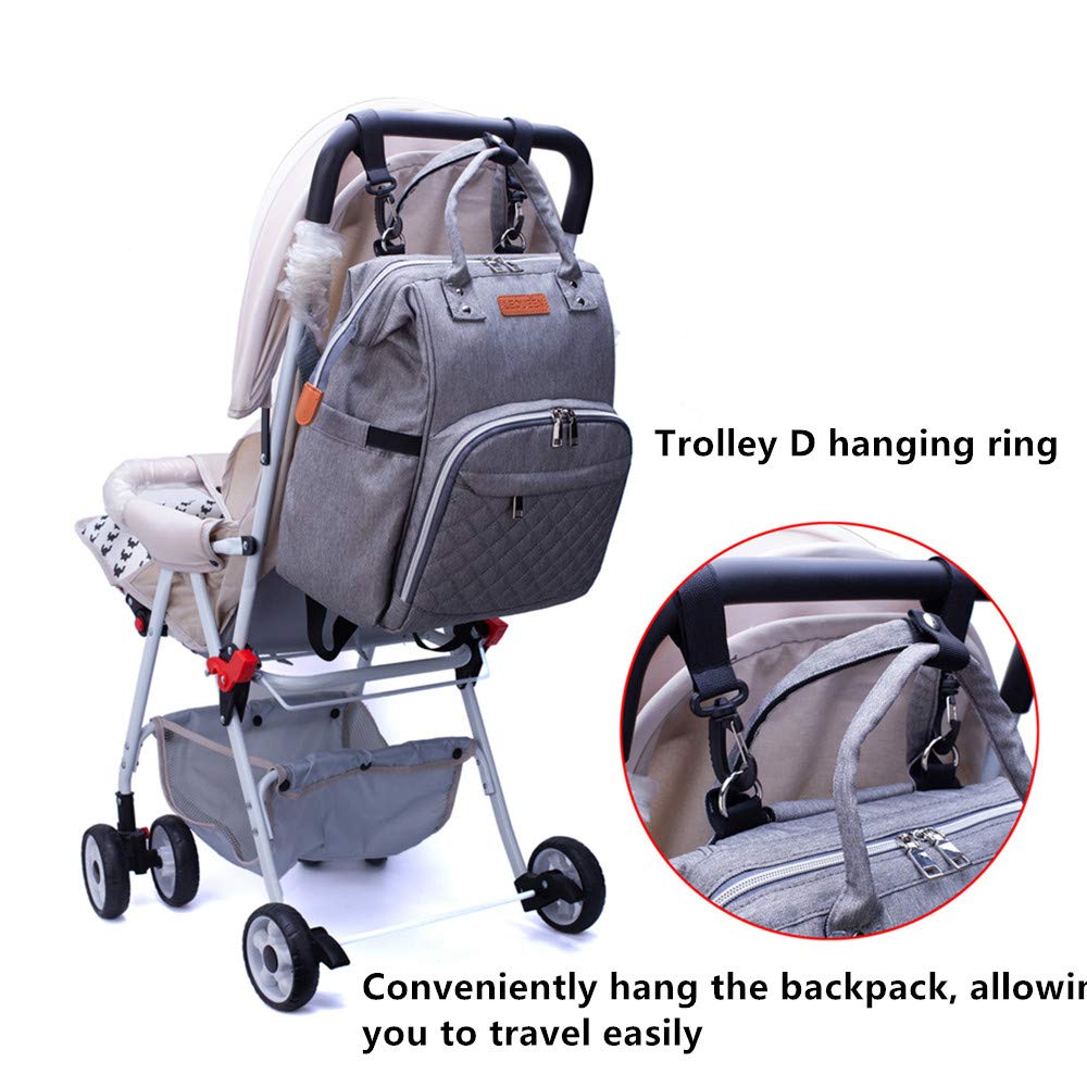 Armbq diaper bag backpack anti-theft pocket protect essentials