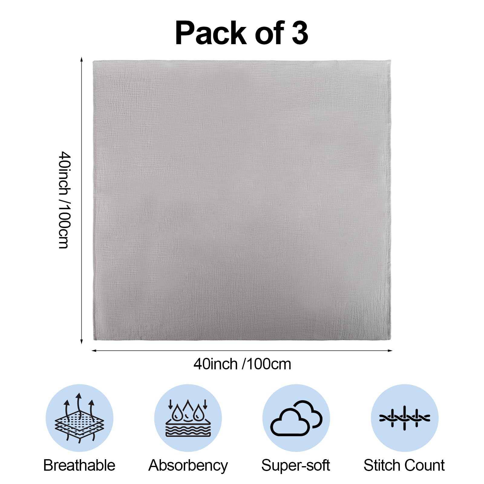 Arnzion muslin swaddle blanket used as a nursing cover on the go