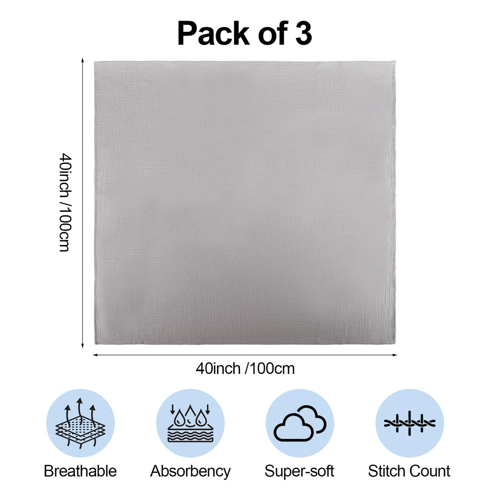 Arnzion muslin swaddle blanket used as a nursing cover on the go