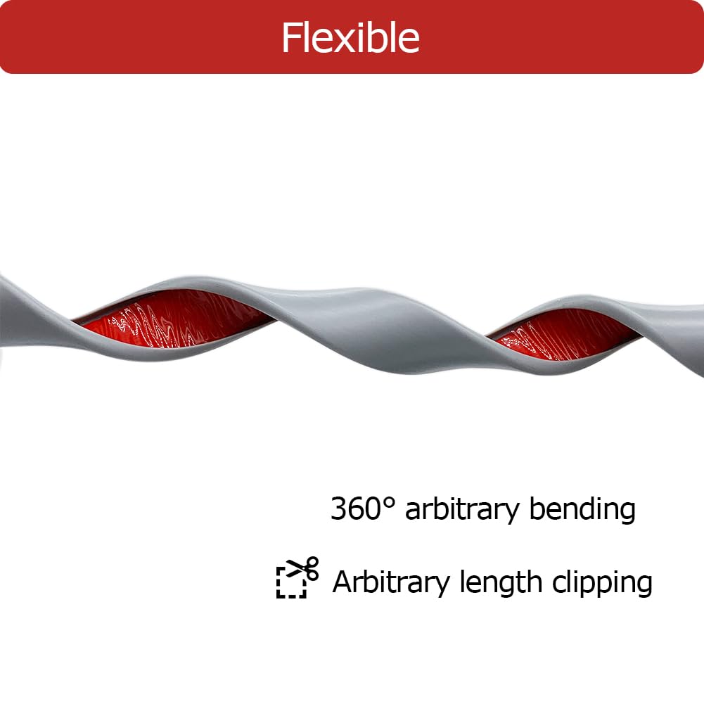 Cut-to-length U-channel trim creates professional finishes on any project.