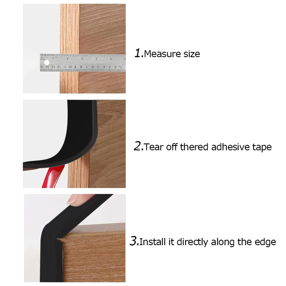 Aroilder U channel edge trim cut to length for custom fits.