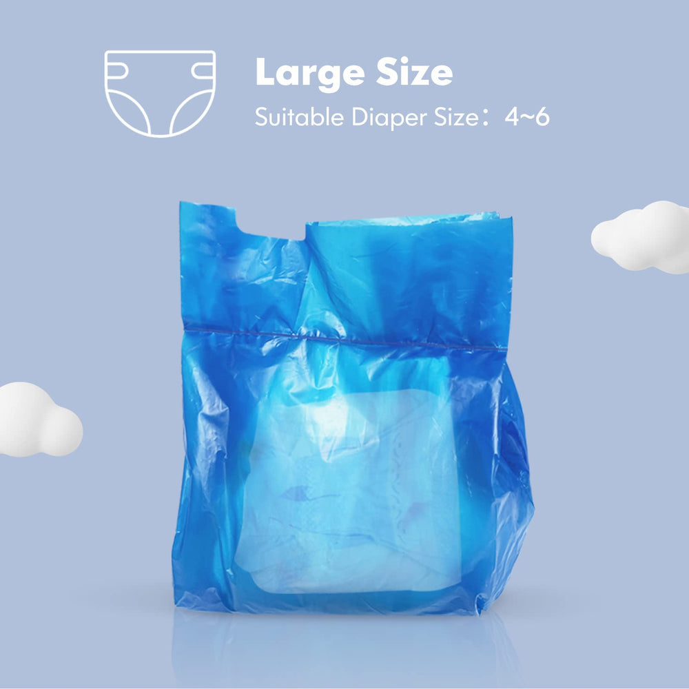 Refill bags with easy tear breakpoints for fast bag removal
