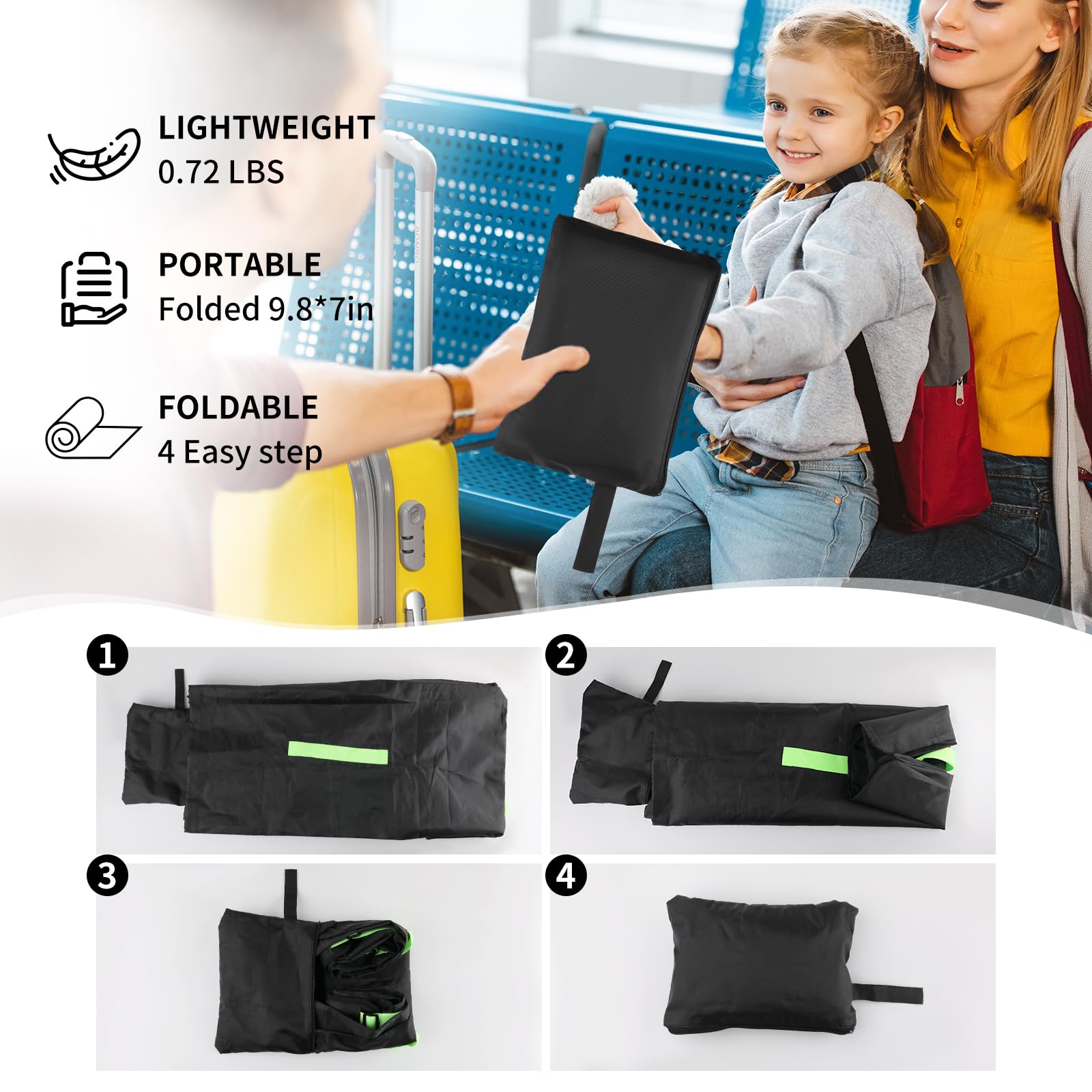 ARPOVIST folds into a compact pouch for easy storage