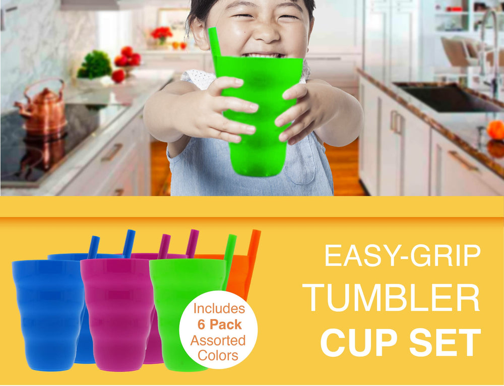 Arrow Home Stackable cups fit neatly in lunchboxes and drawers.