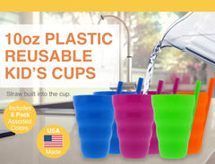 Arrow Home Sip A Cup stackable design saves pantry space and simplifies meal prep.