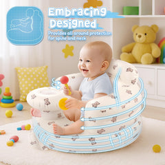 Arscniek tray holder keeps toys and bottles within easy reach