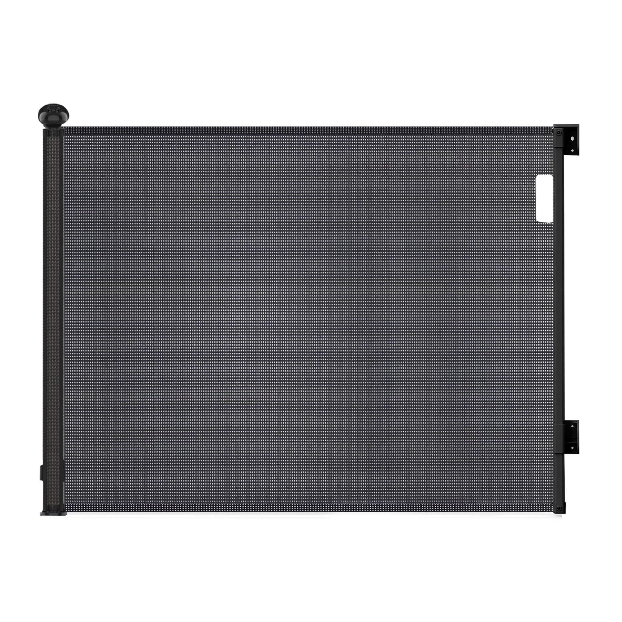 ARSHNAYAS retractable gate extended to 55 inches for wide openings.