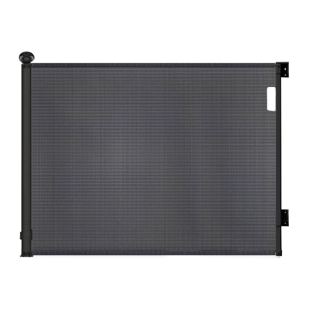 ARSHNAYAS retractable gate extended to 55 inches for wide openings.