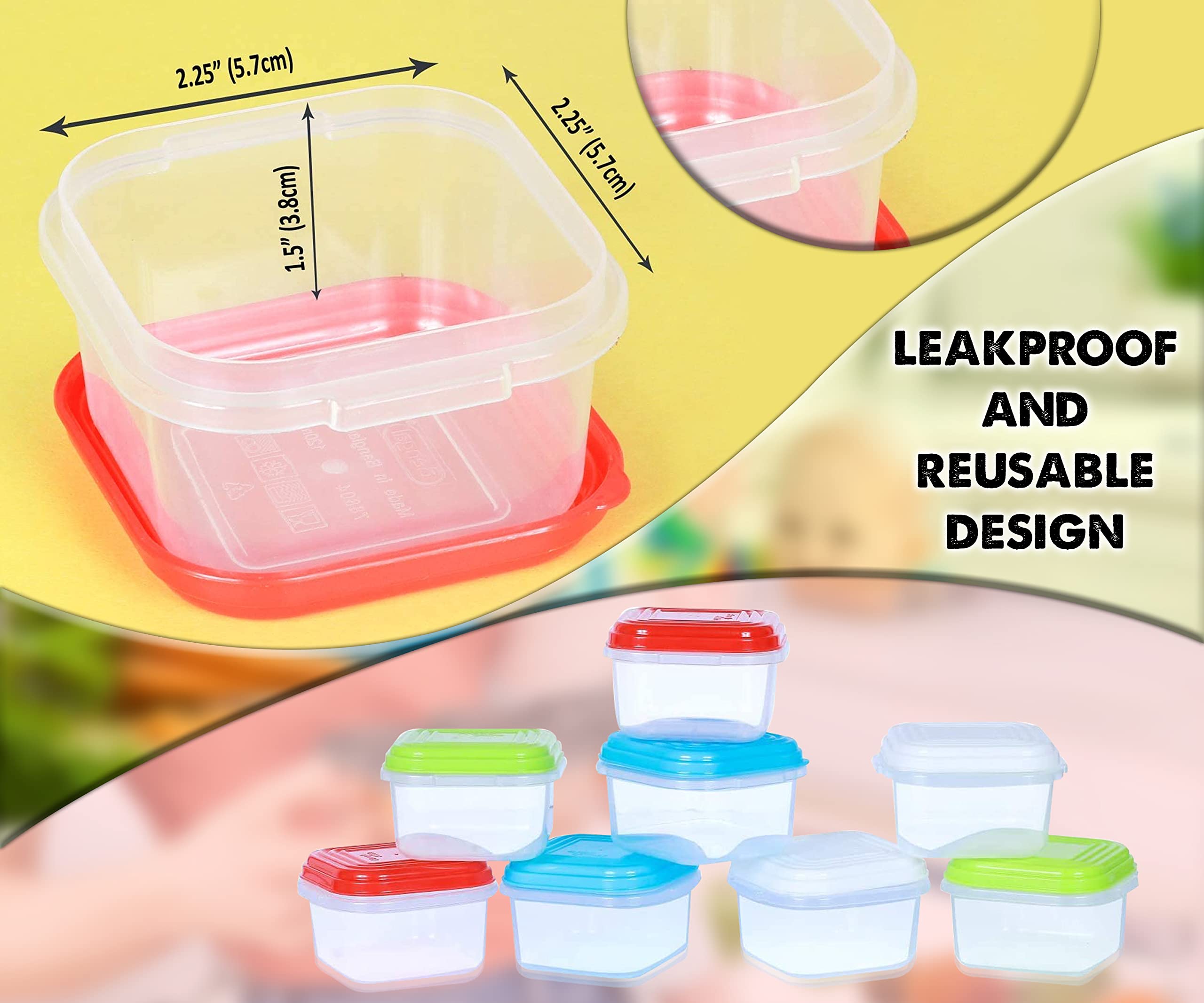 ARSUK stackable design to maximize fridge and bag space