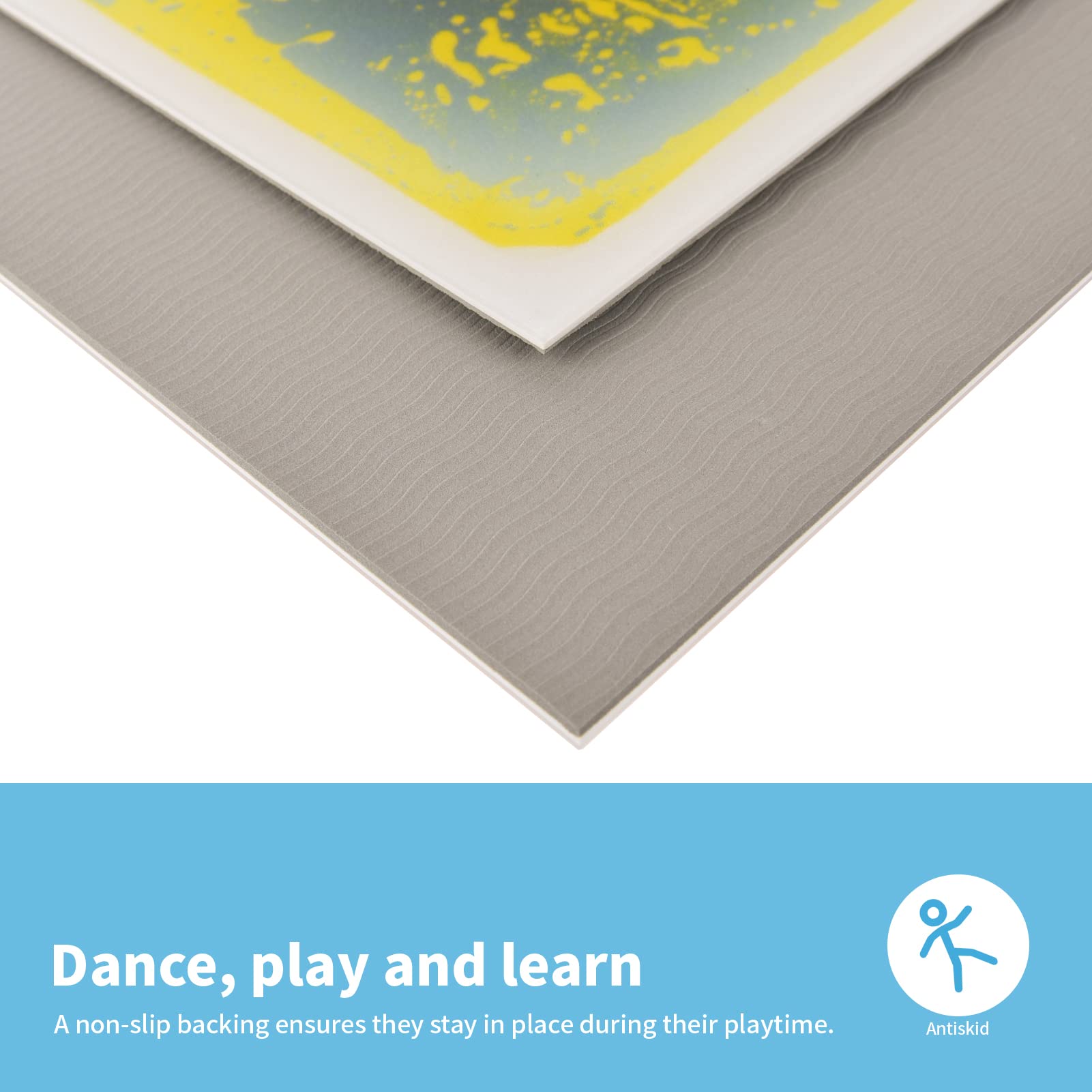 Art3d Liquid Fusion family-friendly tiles suit homes, classrooms, and playrooms