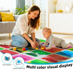 Art3d Liquid Fusion 11.8-inch square tiles for spacious surfaces
