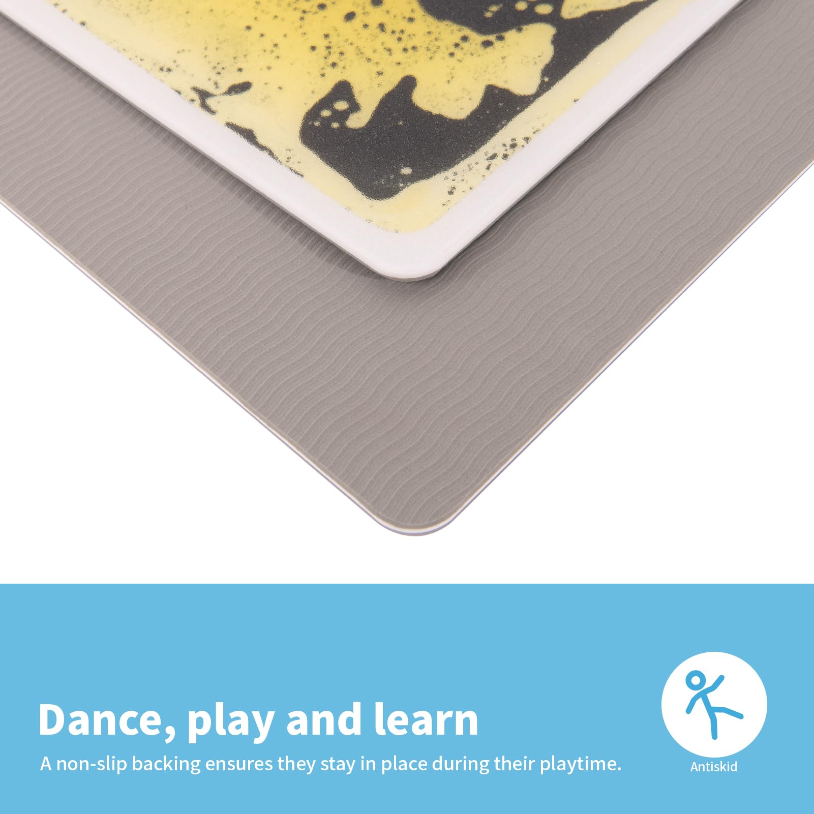 Art3d Liquid Fusion Tiles anti-slip backing for stable play surfaces
