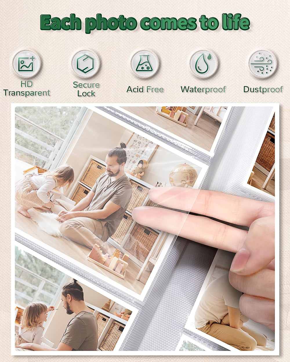 Artfeel acid-free PVC-free pages protect memories from aging