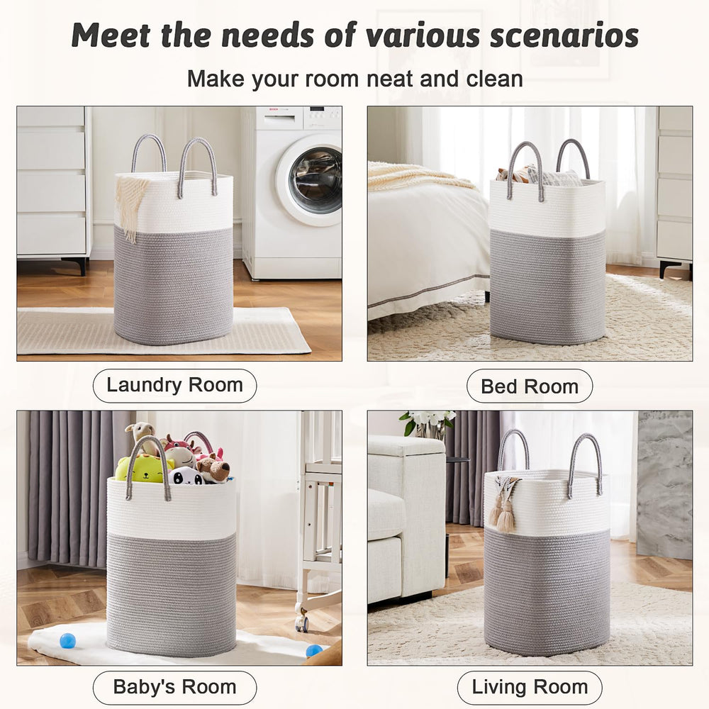 Artfeel collapsible laundry basket ready for transport and storage