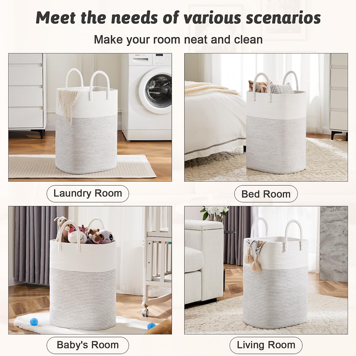 Artfeel collapsible laundry basket shown folded-flat for easy transport.