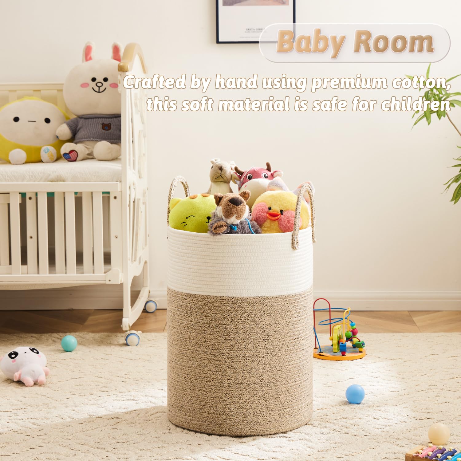 Artfeel collapsible-design basket easy to transport and reshape.