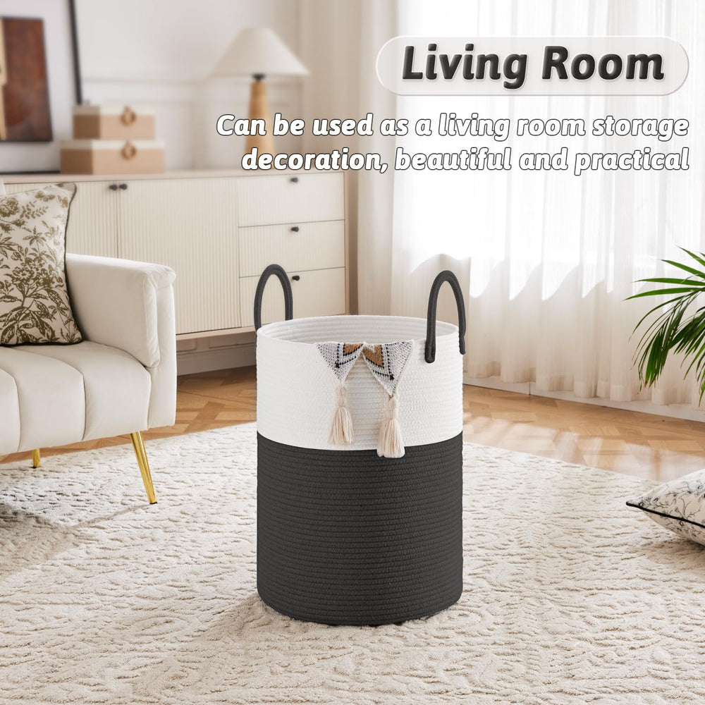 Artfeel bathroom or baby room hamper blends with decor while concealing laundry.