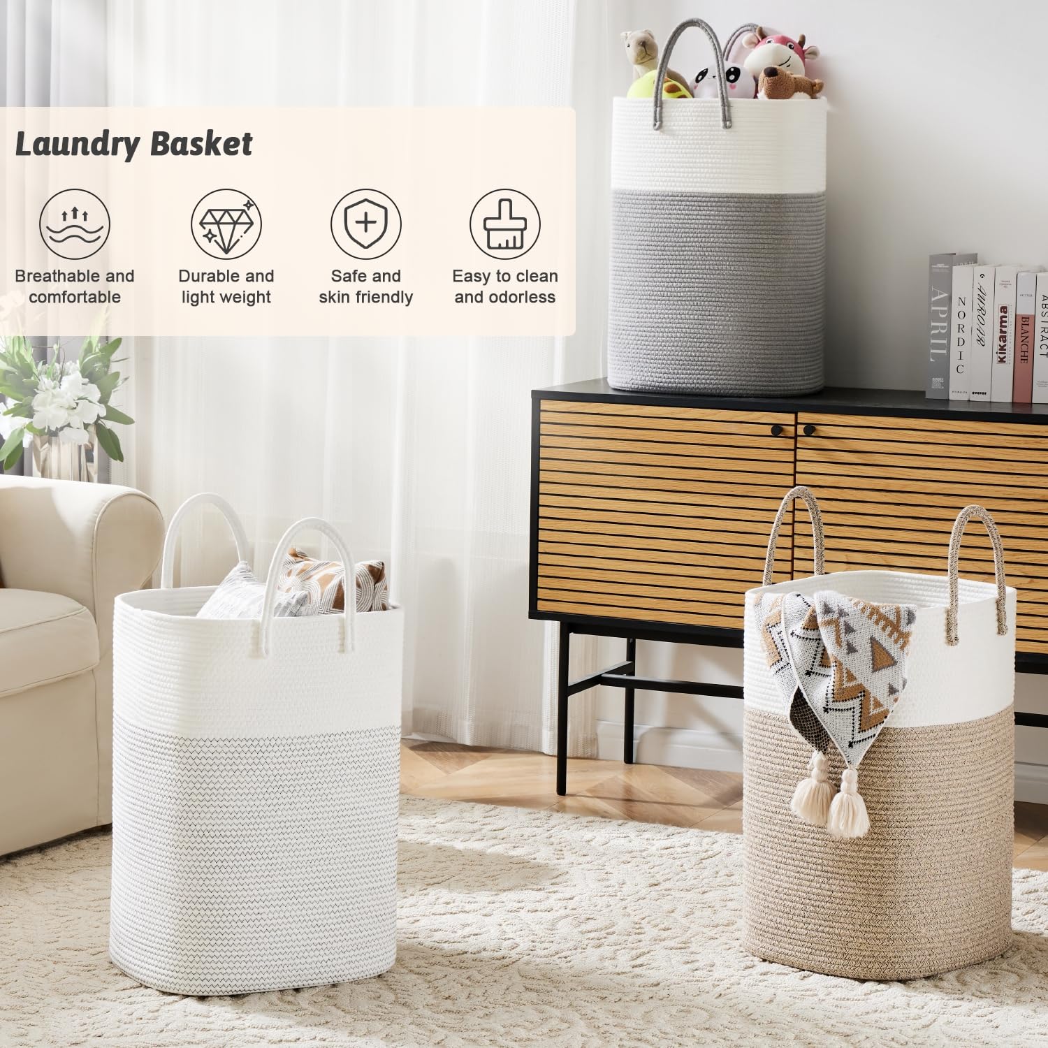 Artfeel versatile storage for toys, blankets, and other family essentials.
