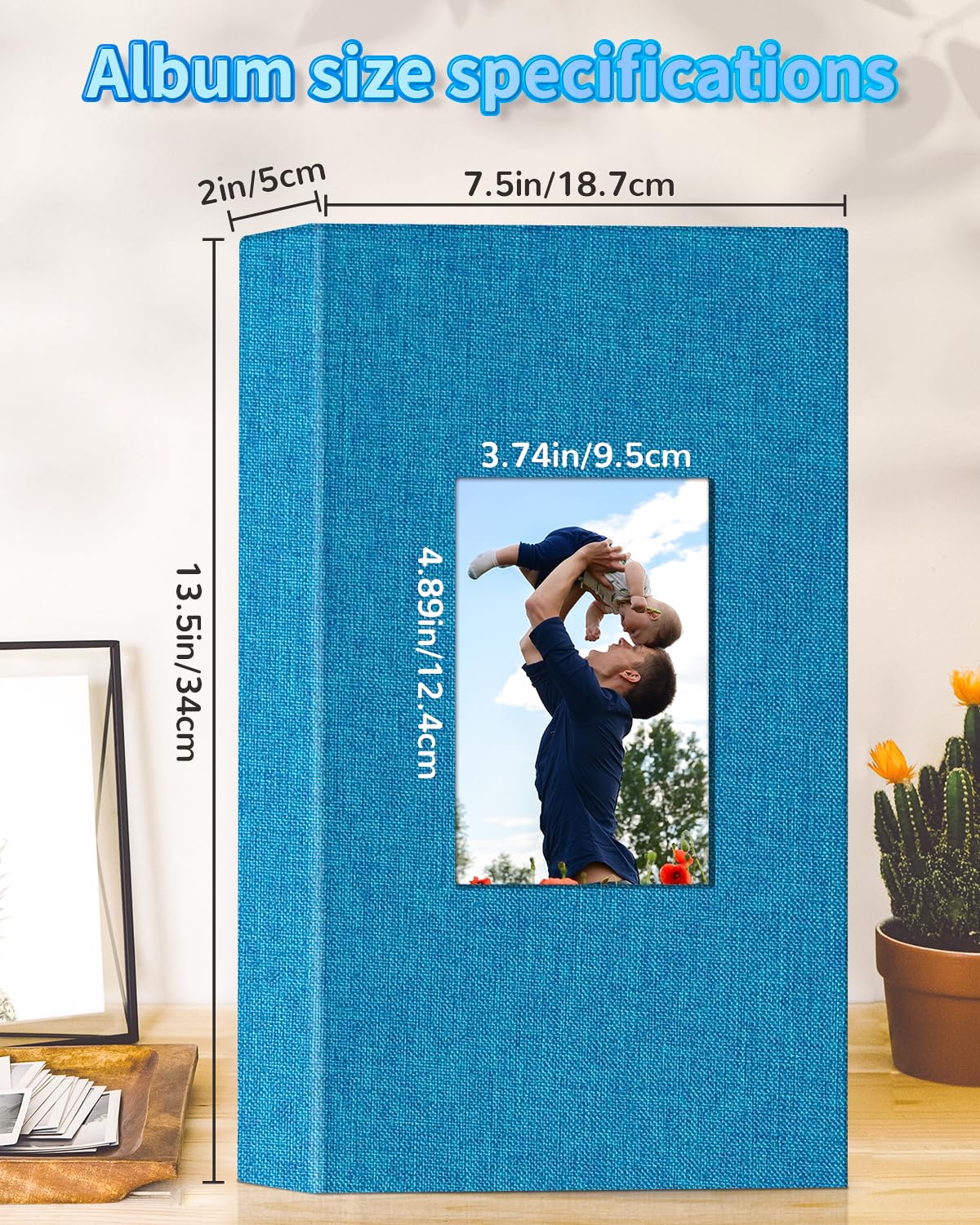 Artfeel linen cover memory book with soft durable texture