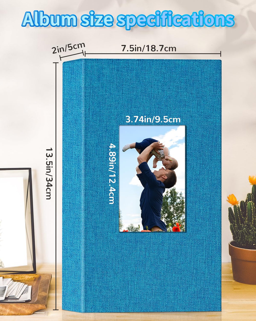 Artfeel linen cover memory book with soft durable texture