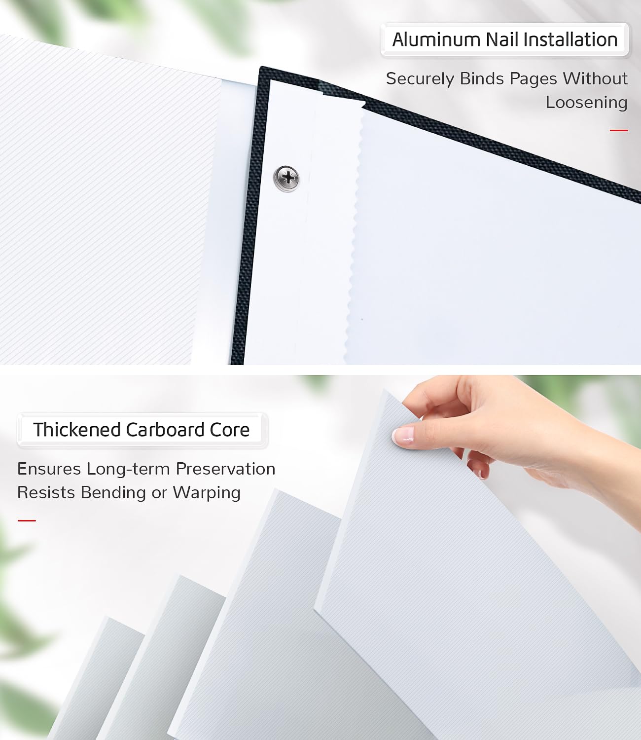 Artfeel photo album exterior measures 11.5 by 10.5 inches for versatile photo sizes.