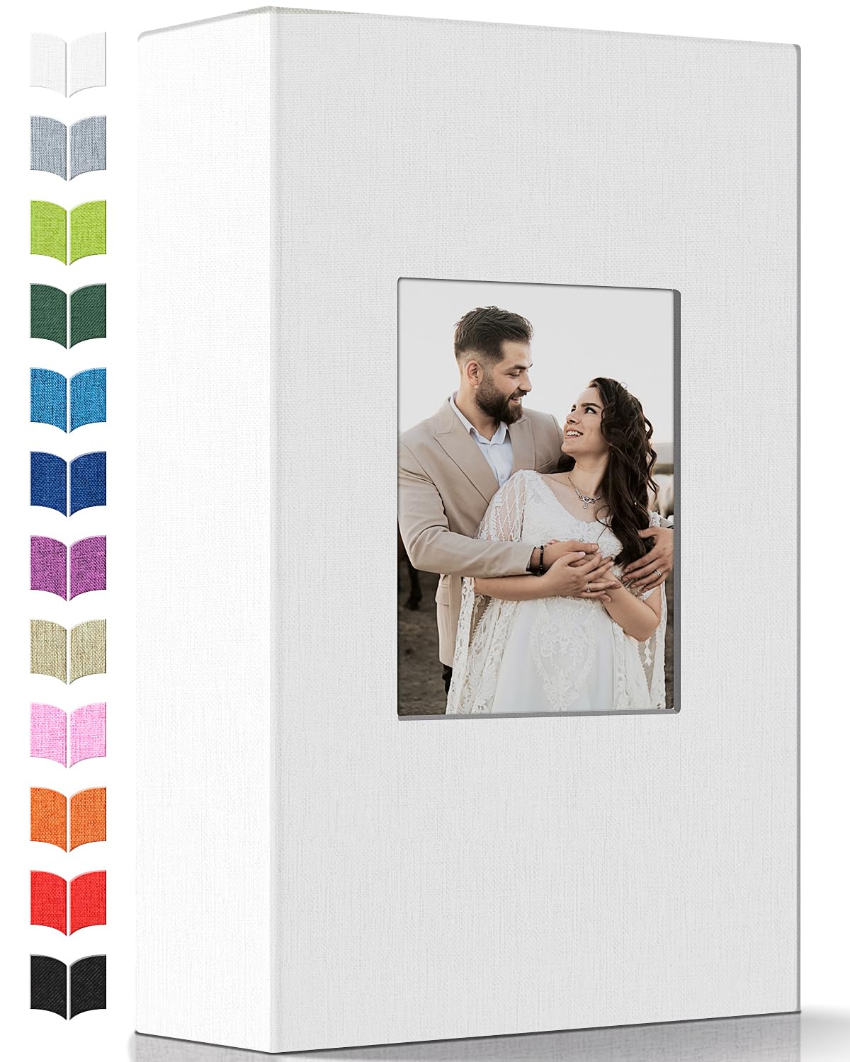 Artfeel photo album front window cover highlights a favorite image for quick viewing.