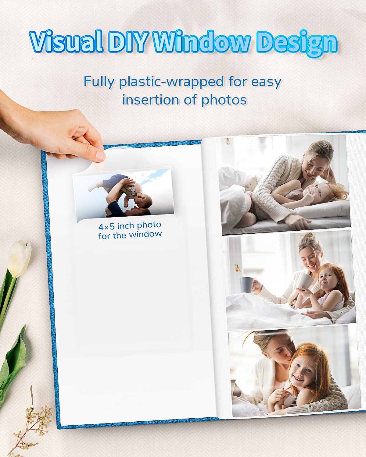Artfeel photo album front window display showcases your favorite photo