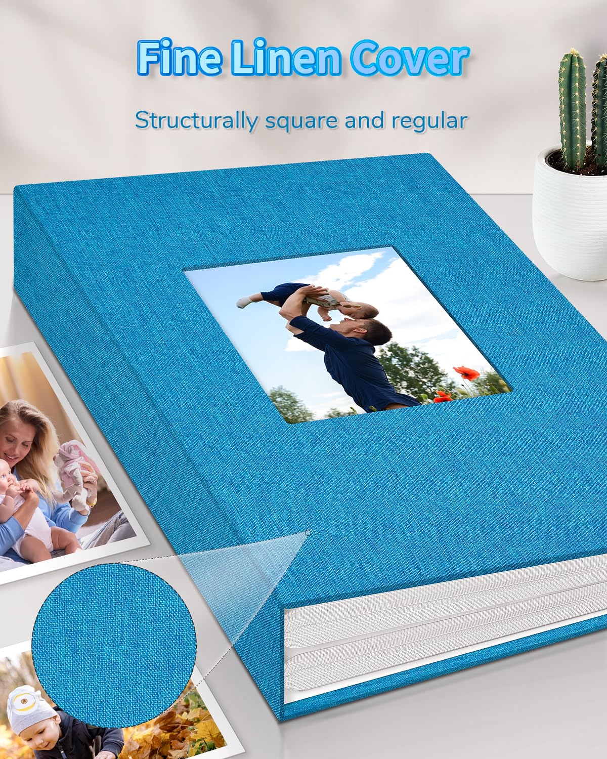 Artfeel photo album holds 300 photos across 50 sheets