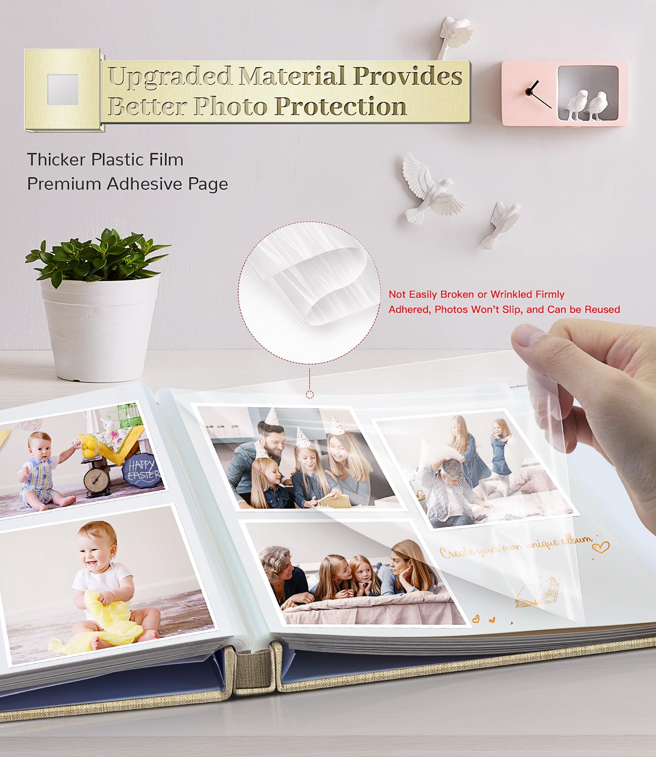 Artfeel photo album scraper tool helping to smooth photos without bubbles.