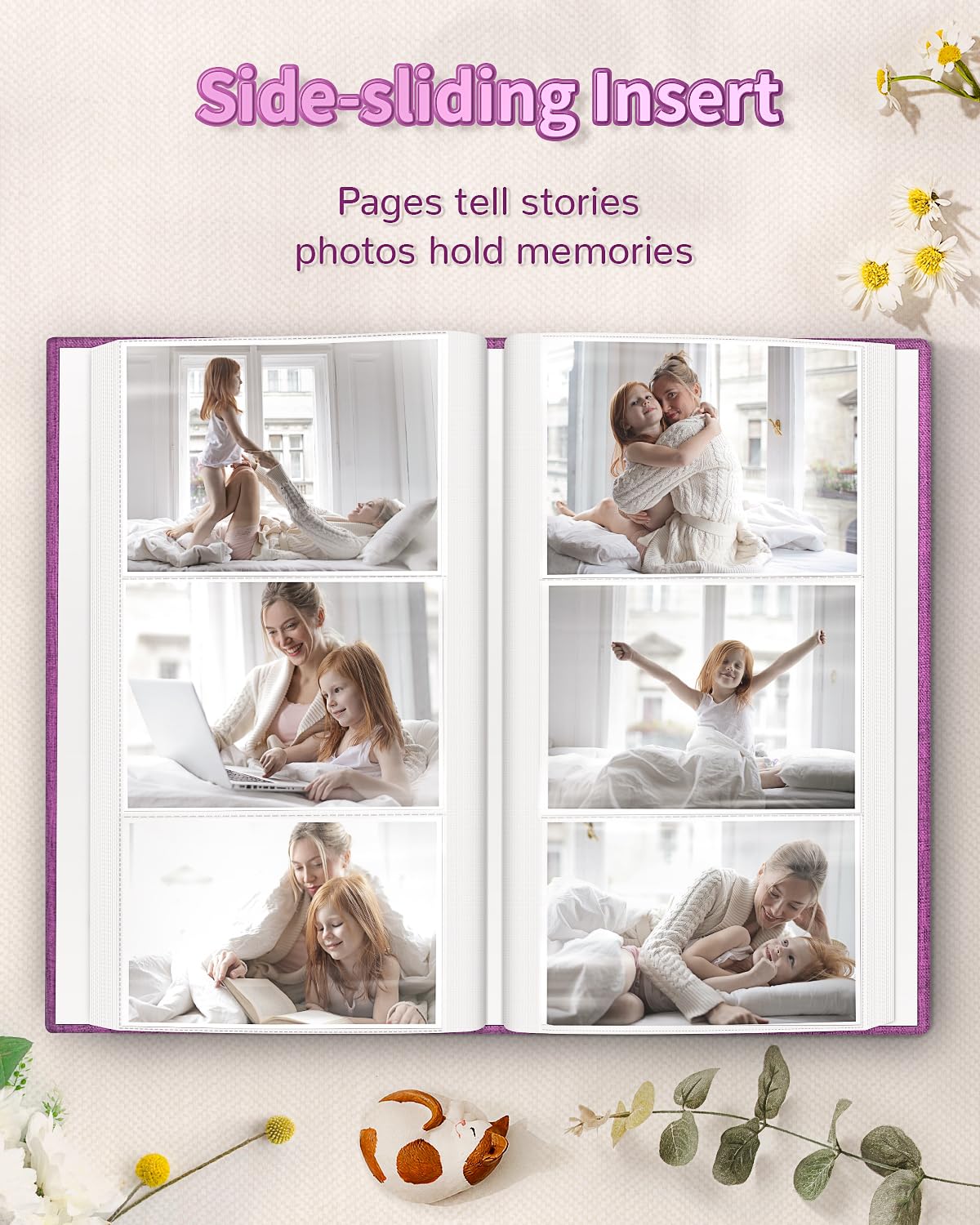 Artfeel Photo Album vertical layout enhances storytelling with easy upright viewing.