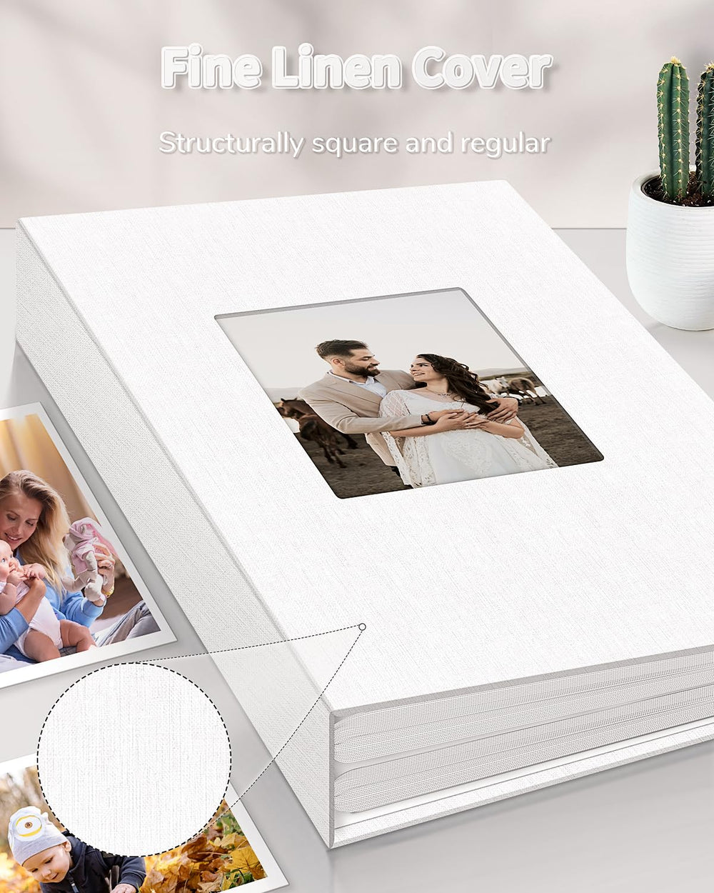 Artfeel vertical photo album provides a compact, portable memory book.