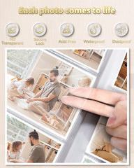Artfeel white acid-free pages protect photos over time
