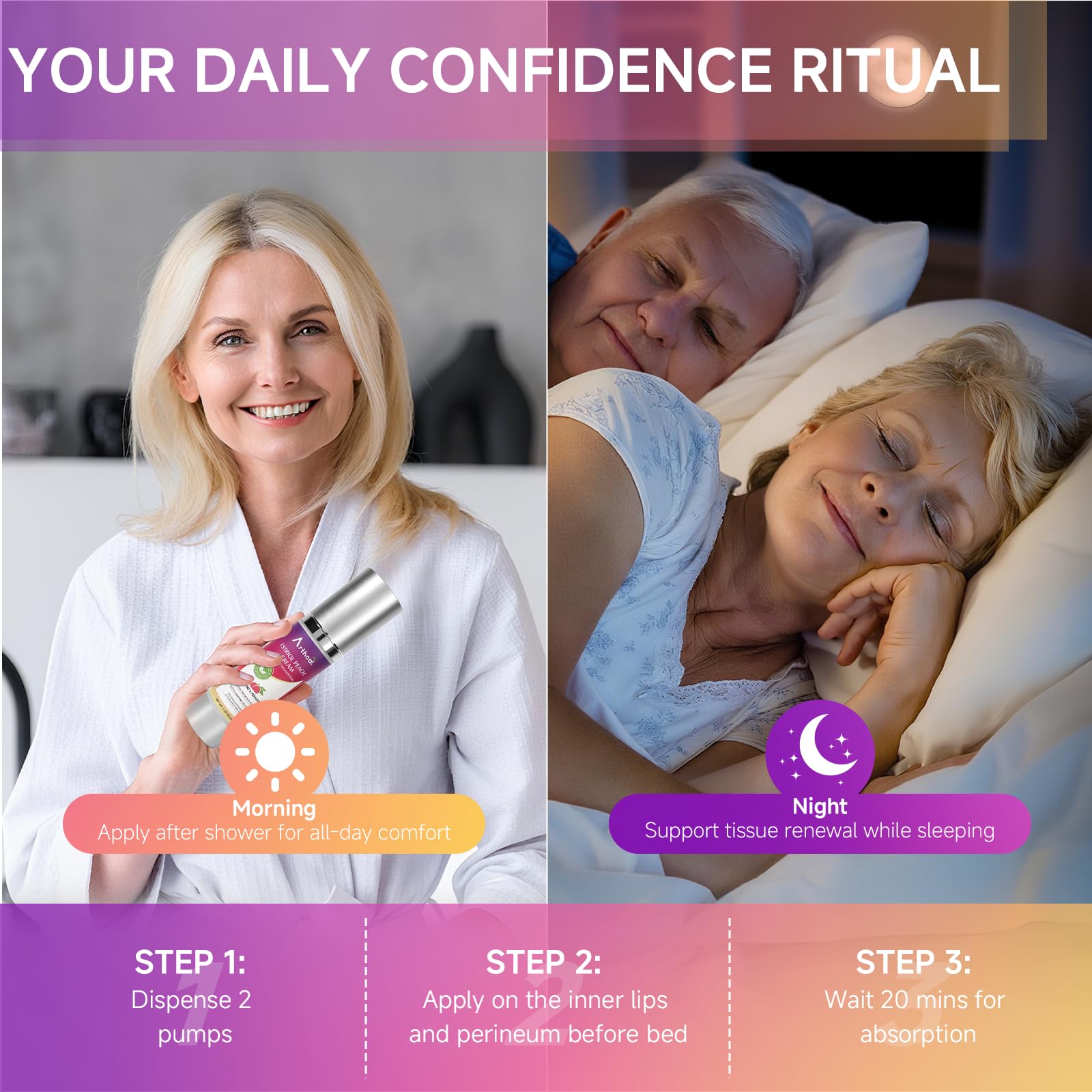 Arthcal 50g tube makes daily care convenient and portable.