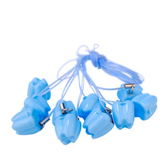 ARTIBETTER teeth necklace case kids neon design keeps teeth organized