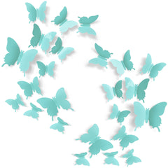 Artivo cute blue butterfly wall decals small butterflies add playful wall detail.